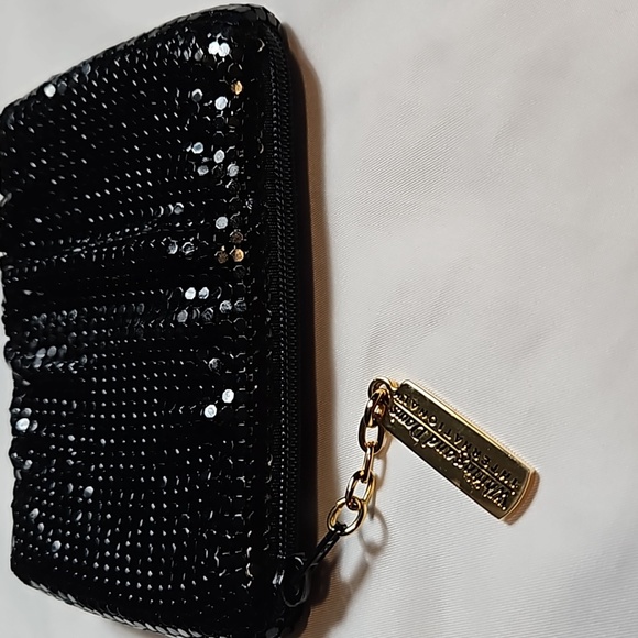 WHITING & DAVIS BLACK MESH COIN PURSE - Picture 4 of 8